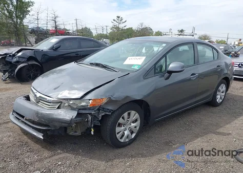 2012 Honda Civic Lx from USA, damaged, VIN 2HGFB2F57CH330111
